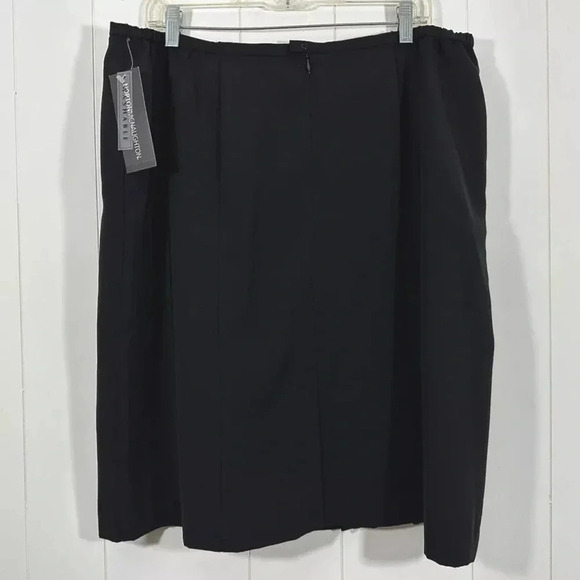 Norton McNaughton Pleated Hem Skirt Back Zip Size 18 - Picture 2 of 4